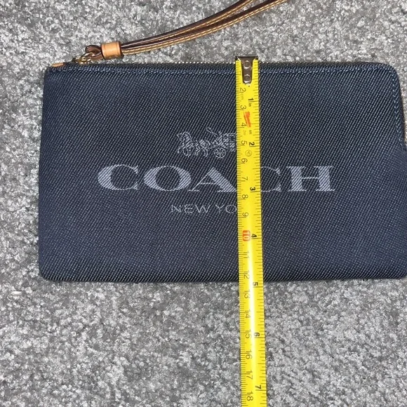 Coach Blue Wristlet Clutch - Picture 6 of 6